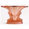 Image 1 : Walther Glass Windsor Pink Art Deco Vase  #934491