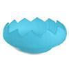 Image 1 : Lotus Blue Satin Glass Centerpiece Bowl #934541