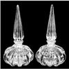 Image 1 : Crystal Spires Pair of Perfume Bottles #934565