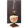 Opaline Kerosene Lamp with flower scene #934729
