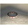 Image 1 : Estate 14K WG Gold Diamond Ruby Eternity Band #934764