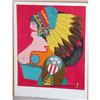 Richard Lindner, Miss American Indian, Signed  #934910