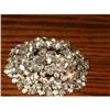 Vintage Coro Unsigned Rhinestone Brooch #934932