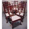 Image 1 : Set of 8 Mahogony George II Dining Chairs #944649