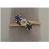 Image 1 : Victorian Diamond and Sapphire Ring #944934