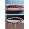 Image 1 : Victorian Bohemian Rose Cut Garnet Stiff Bracel #945342