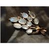 Image 1 : Beautiful Retro Moonstone Silver Yellow Gold #945344