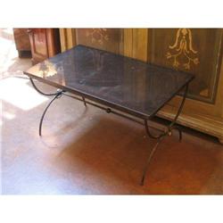 1920s Italian Forged Iron Coffee Table #952617