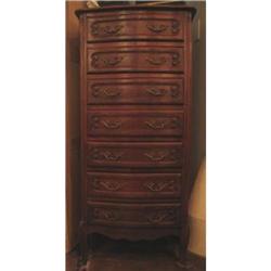 French Louis XV Walnut Semainier #952626