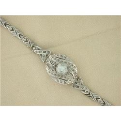 18K White Gold and Diamond Bracelet #952685