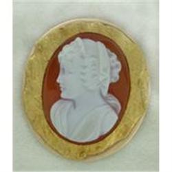 Natural Shell Kushner Portrait Cameo #952696