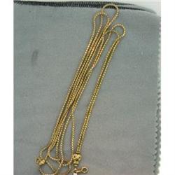 15k Gold Custom Watch Chain Vintage #952723