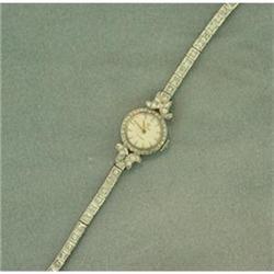 Vintage Platinum Cyma Diamond Cocktail Watch #952724