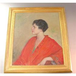 Lady's Portrait by Walter Gilman Page #952745