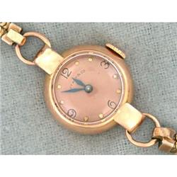1946 14k Gold Tiffany Ladies Bracelet Watch #952769
