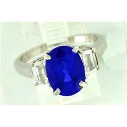 Sapphire and Diamond Ring in Platinum #952778