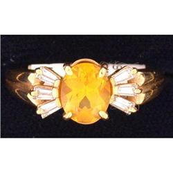 Beauty 2.01ct Yellow Sapphire and 0.50cts #952809