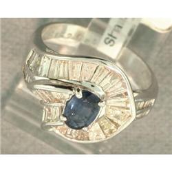 WOW!  0.60ct Sapphire and  2.00cts Diamonds in #952811