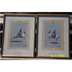 Set of Framed Lipizzan Riders Vienna  Riding #952839