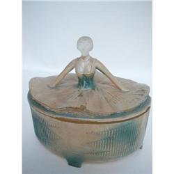 Powder Figural Wendy Art Deco Flapper Elaborate #952845