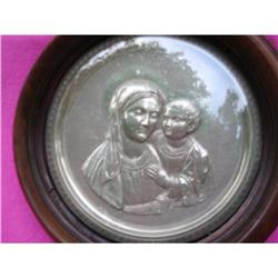  Metal   Jesus and mother d -L. Arnaud F. 1866  #952868