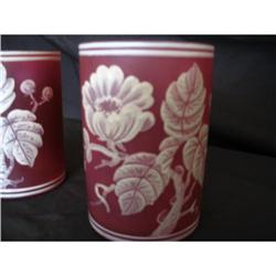  pair Florentine art cameo tumblers #952869