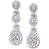 Image 1 : WHITEGold DIAMOND EARRINGS Dangling #952879