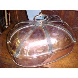 Victorian Copper and Brass Food Dome #952892