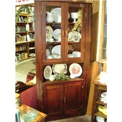 Traditional 1920's Corner Cabinet Cupboard #952918