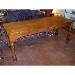 UNIQUE VINTAGE OAK TABLE LONG & NARROW #952919