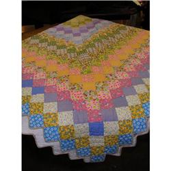 Antique Quilt--Colorful--Vintage--Excellent!!! #952921
