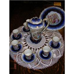 RARE COMPLETE Antique Royal Bavarian Cobalt #952923