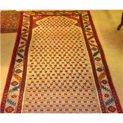 Exceptional Hamadan Persian Runner Hand Tied #952987