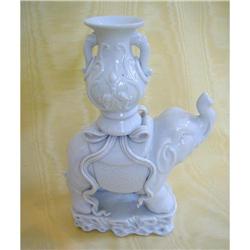 CHINESE BLANC-DE-CHINE ELEPHANT CR. 1900 #953011