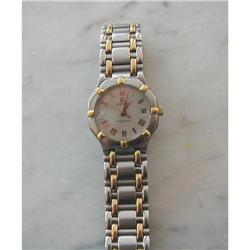 CONCORD "SARATOGA" 18K GOLD & STEEL WRISTWATCH #953015