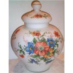 Large Hand Painted Italian Ginger Jar #953143