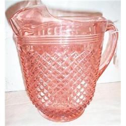 Pink Miss America Depression Glass Pitcher #953168