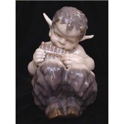 Royal Copenhagen Faun with Pan Flute #953198