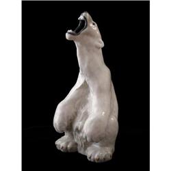 13" Roaring Polar Bear by Royal Copenhagen #953200