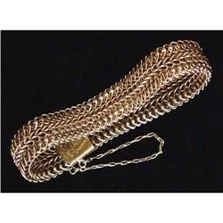  Vintage Gold Charm Bracelet  #953210