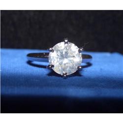 Round Brilliant Diamond Solitaire Ring Estate  #953254