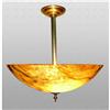 Image 1 : Bronze and alabaster pendant #953272