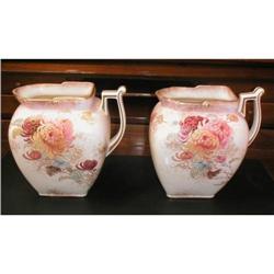 2 Doulton Burslem Ceramic pitchers ca.1895 #953352