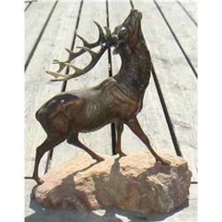 Art Nouveau Bronze stag on Onyx base #953358