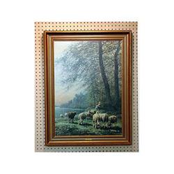 Ferdinand Chaigneau Shepherd Scene Painting #953367