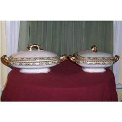 2 Jean Pouyat Limoges serving dishes #953373