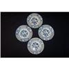 Image 1 : 4 Meissen Blue Onion Reticulated Plates #953376