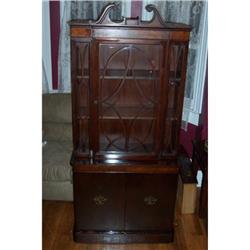 1 Door Chippendale Style China Cabinet #953380