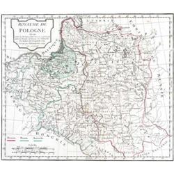 Map of Le Royaume de Pologne, Divise en ses #964816