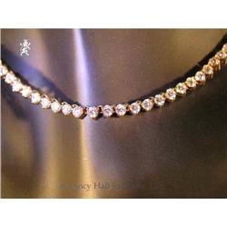RHJ 14" All Cubic Zirconium Stone  Necklace  #964936